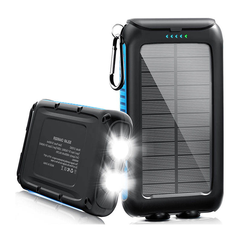 Портативное зарядное устройство Solar Power Bank 30000 мАч